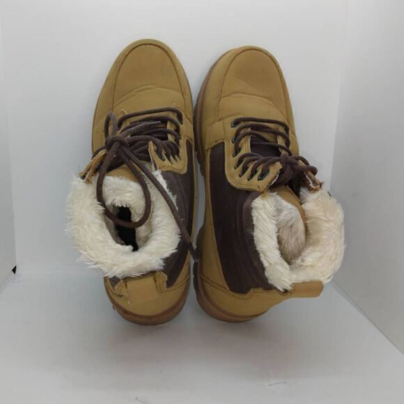 Sean John Kingswood 2 Mens Pre-owned Tan & Brown Suede Winter Boots - sz. 10 - Picture 3 of 5